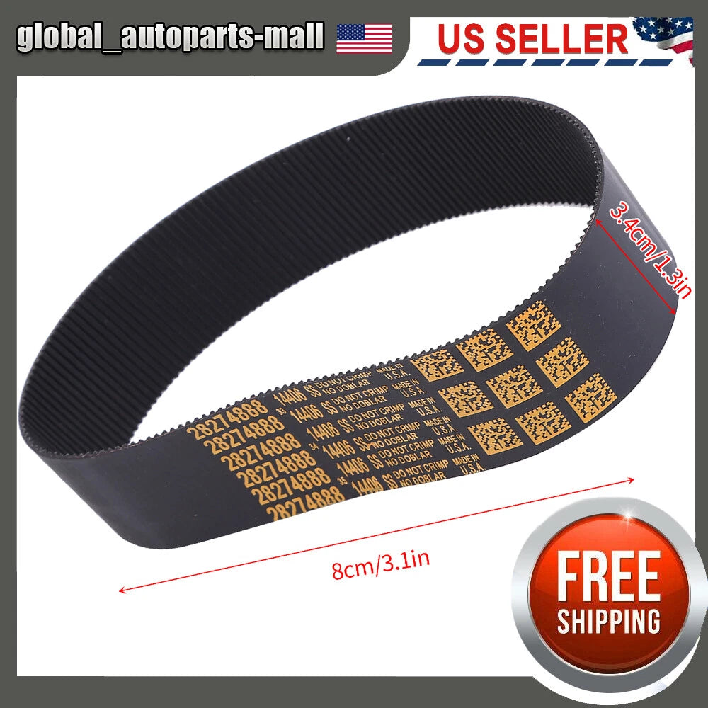 Electric Steering Rack Pinion Drive Belt for Dodge RAM 1500 (2013–2022) EPS-24888, 05154751AB, 68079506AF, 68242957AE
