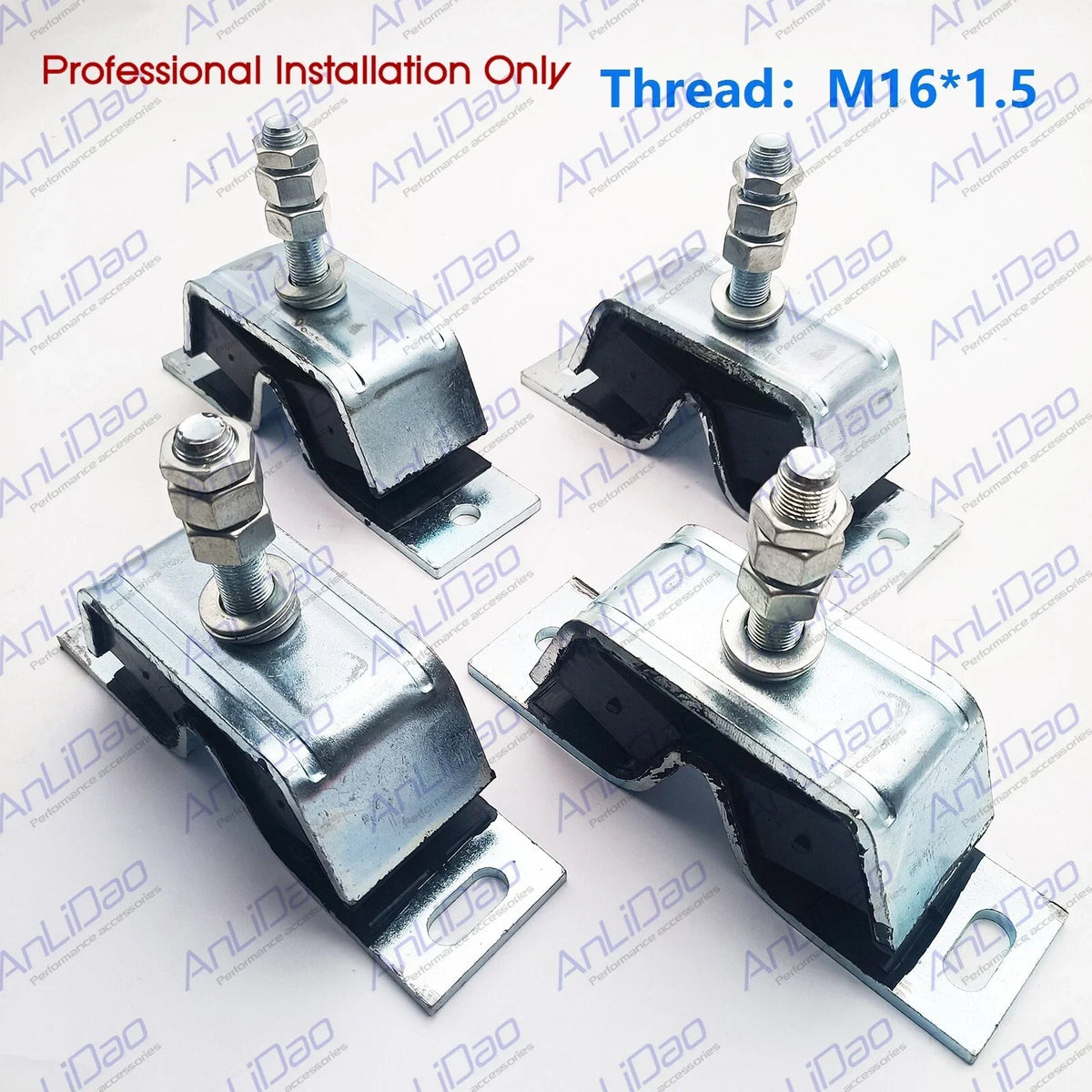 Set of 4 Engine Mounts for Yanmar 150 3JH 4JH (Marine) 121370-08351