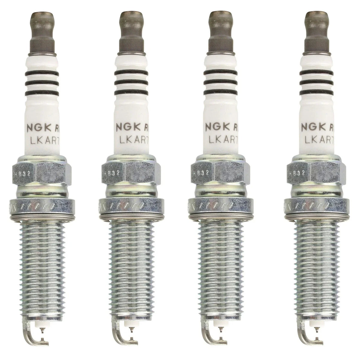 Set of 4 NGK Ruthenium HX Spark Plugs for CR-V CX-3 (2015–2020)