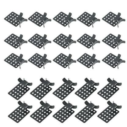 25 Pc Aluminum Roof Clips for Securing Heat Tape (Ice Dam Protection)