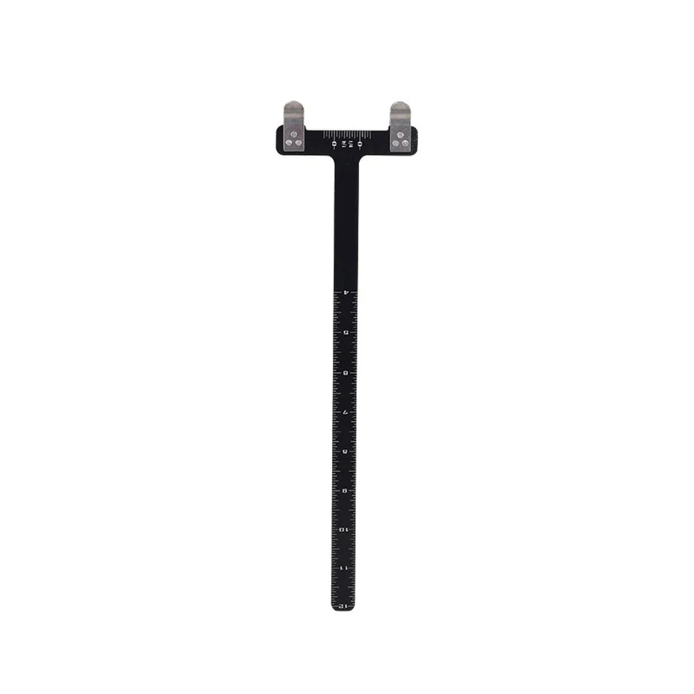 Aluminum Alloy T-Shape Bow Measuring Tool for Accurate String Distance Reading