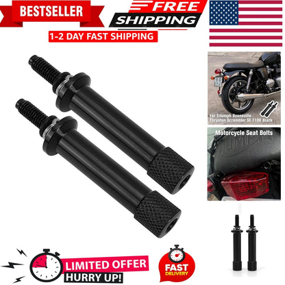 2X Quick Release Seat Bolts for Triumph Bonneville