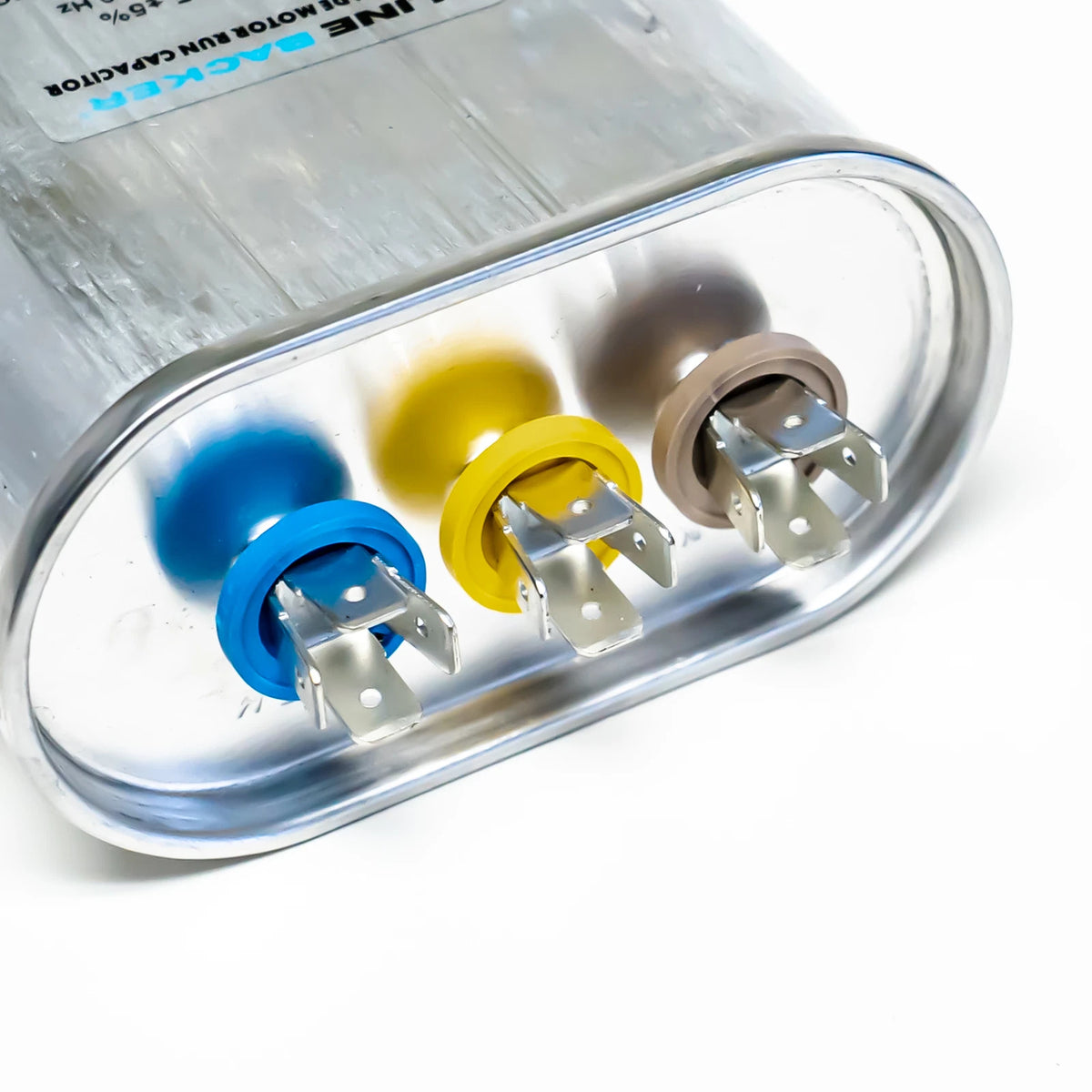 Supco Capacitor Oval Dual Run 80 + 10 uf for HVAC Motors (370/440 Volts)