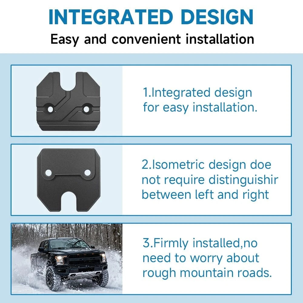 Sun Visor Repair Kit for Upgrade Sunshade Clips (1 Pack, Aluminum Alloy, Black)
