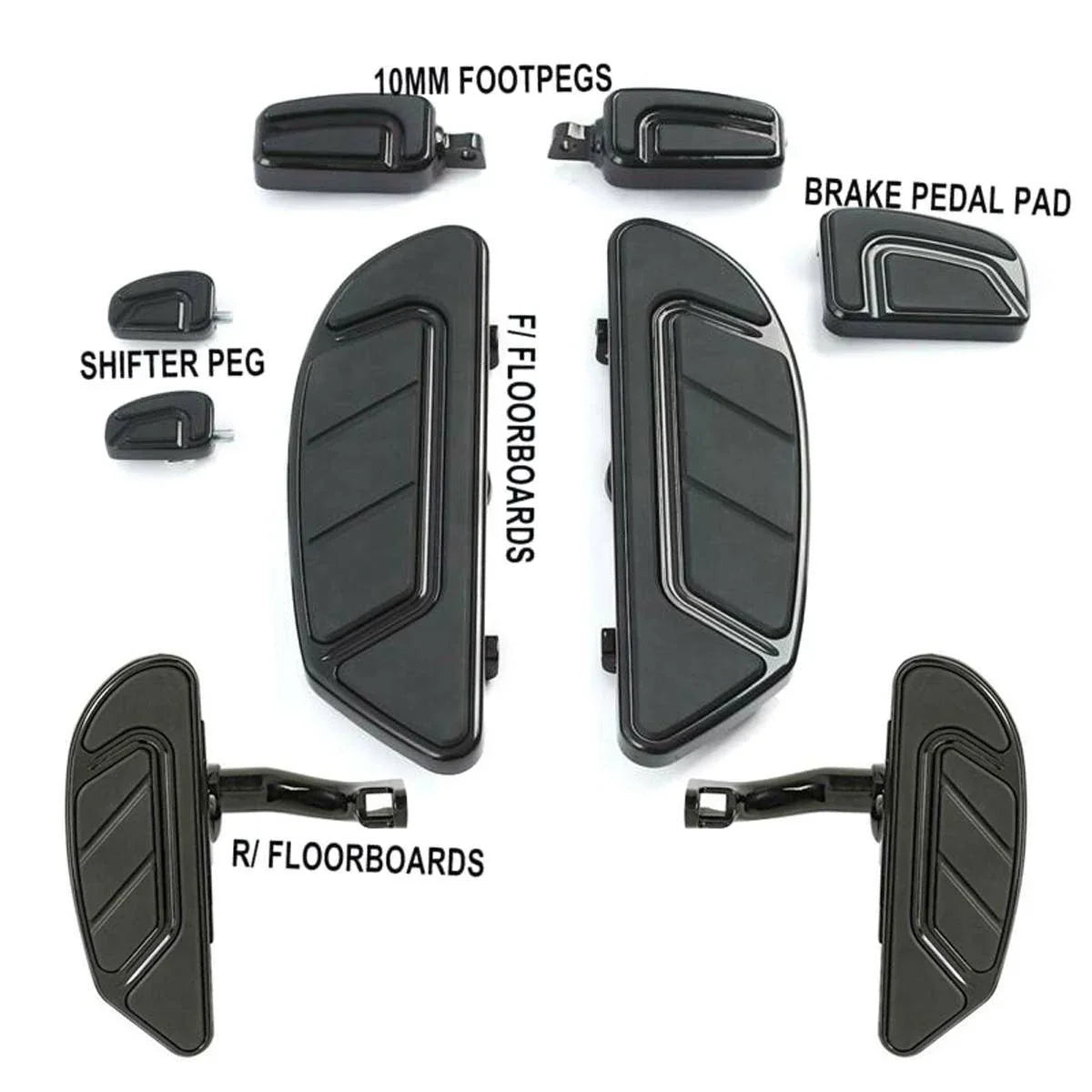 Foot Pegs for Harley Street Road Glide (1993–Present)
