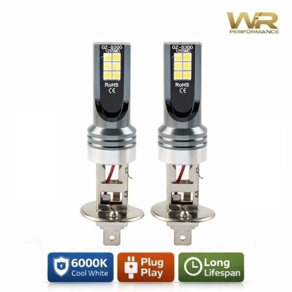 LED Foglight Bulbs Pair for Fiat Ducato Chassis 250 (2006–Present)