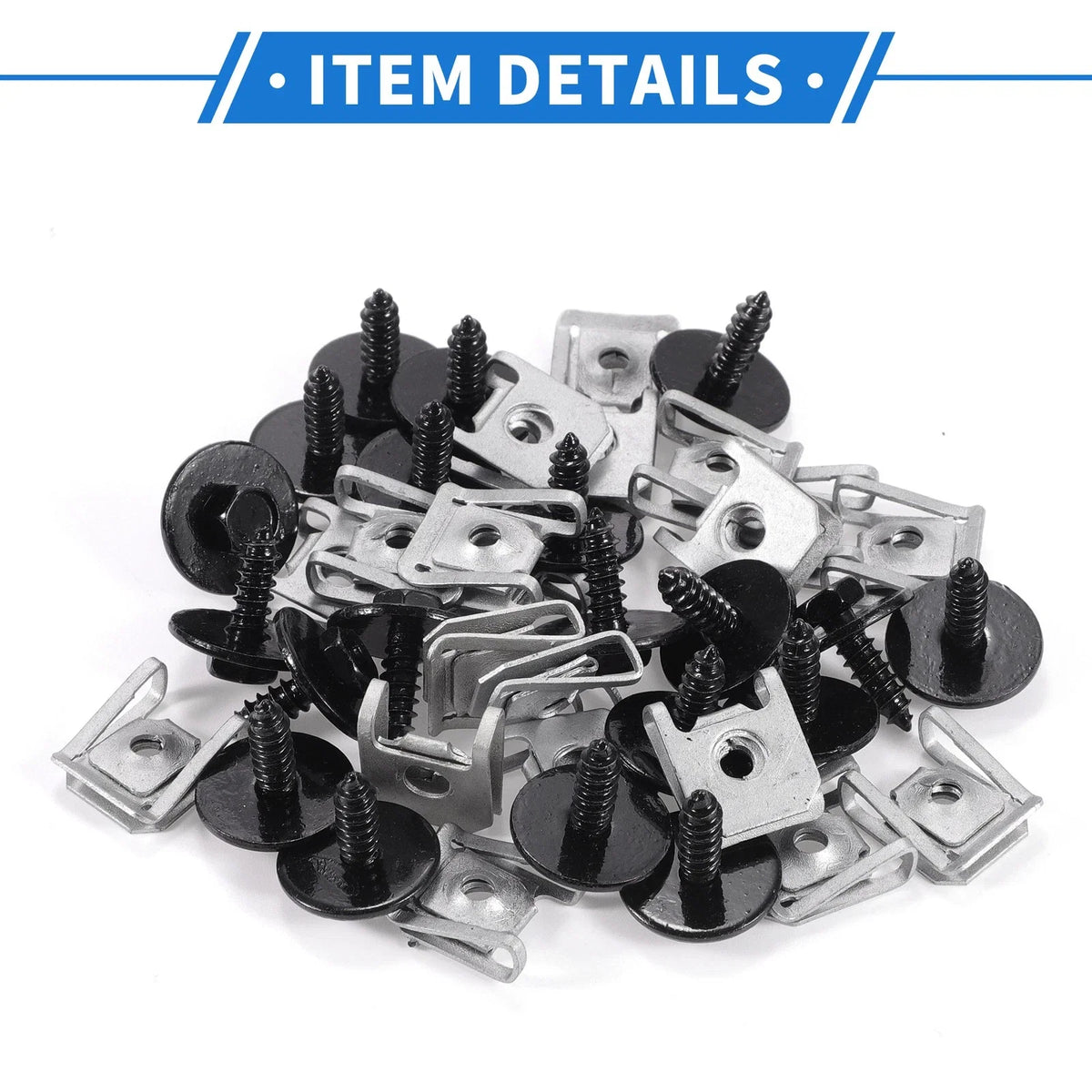 30 Set Fender Liner Splash Shield Bumper Cover Screw for BMW 1 Series (2011)