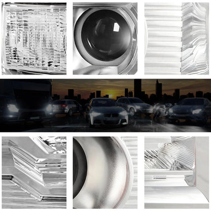 Projector Headlight for GMC Sierra Pickup (2014–2018) Chrome Housing Clear Corner