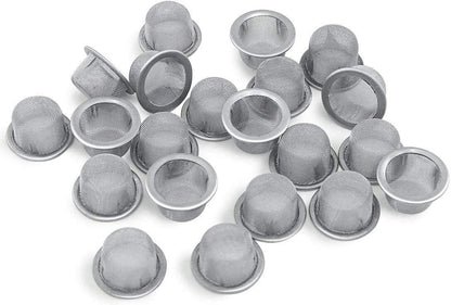 120PC Metal Filter Screen for Tobacco Smoking Pipe