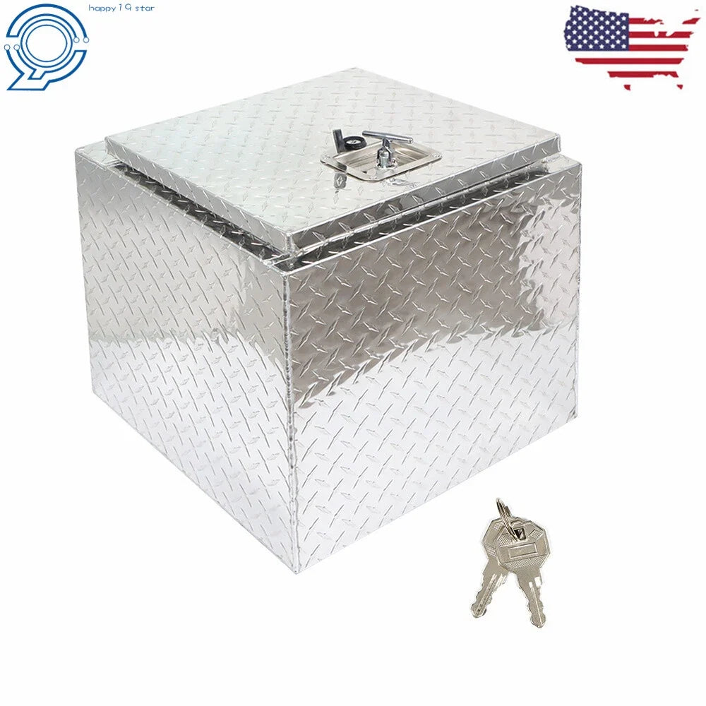 Aluminum Tool Box for Truck Pickup Trailer Storage (18"x17"x18")