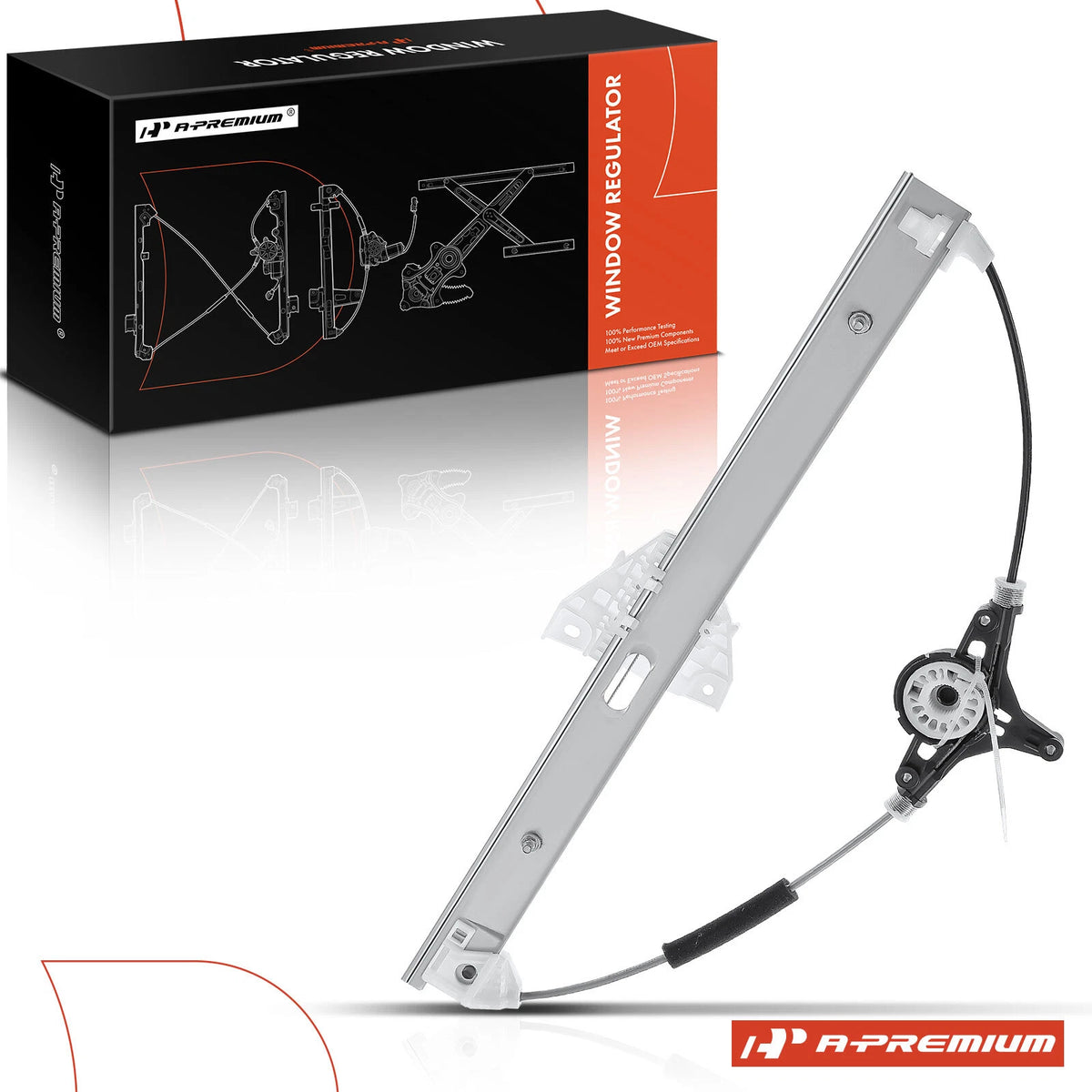 Rear Passenger Side Power Window Regulator for Mazda 2 (2011–2014) D65172590A, 752-764