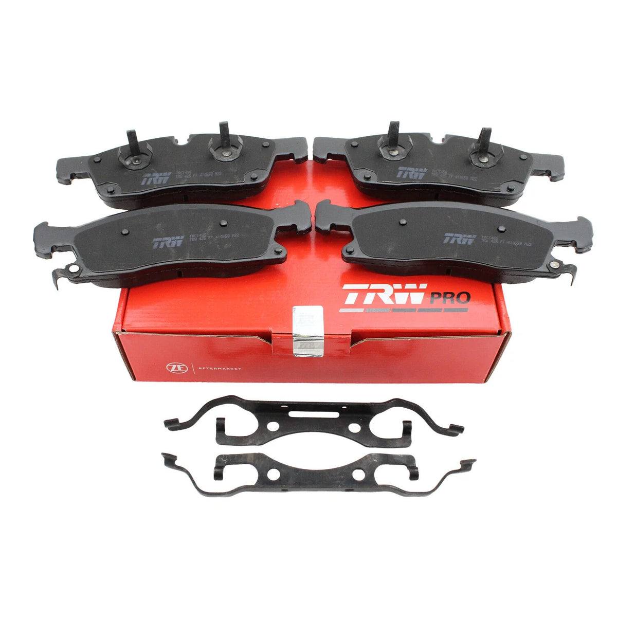 Set of 4 TRW Pro Ceramic Brake Pads for Dodge Durango, Jeep Grand Cherokee (2011–2016)