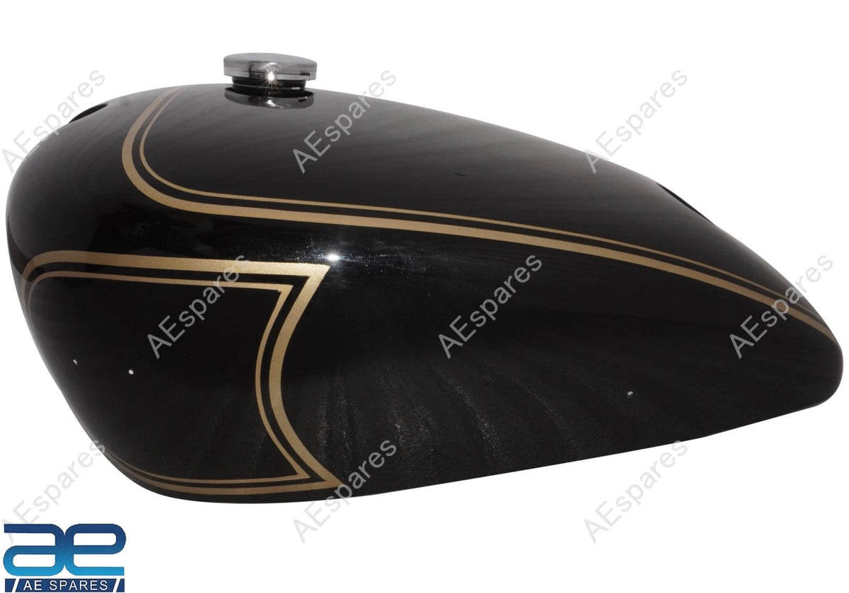 Matchless Single Cylinder Petrol Fuel Tank Steel Black Painted