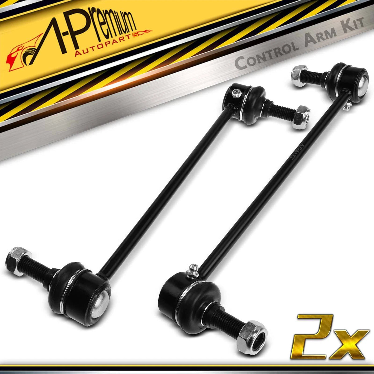 2X Front Stabilizer Bar End Link for Chrysler Concorde Dodge Intrepid (4616041, 4764091, 5012521AA, K7197, K7251)