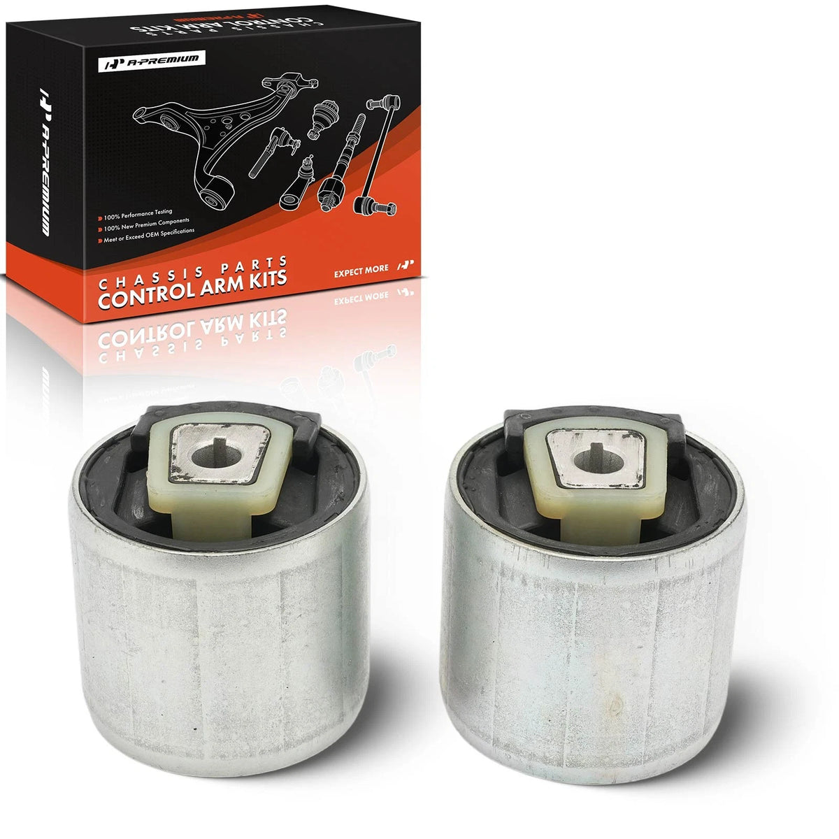 2X Front Lower Rearward Control Arm Bushings for Audi A4 A6 (2008–2016) - 4E0407183H, 4E0407183A, 4E0407183, 4E0407183B