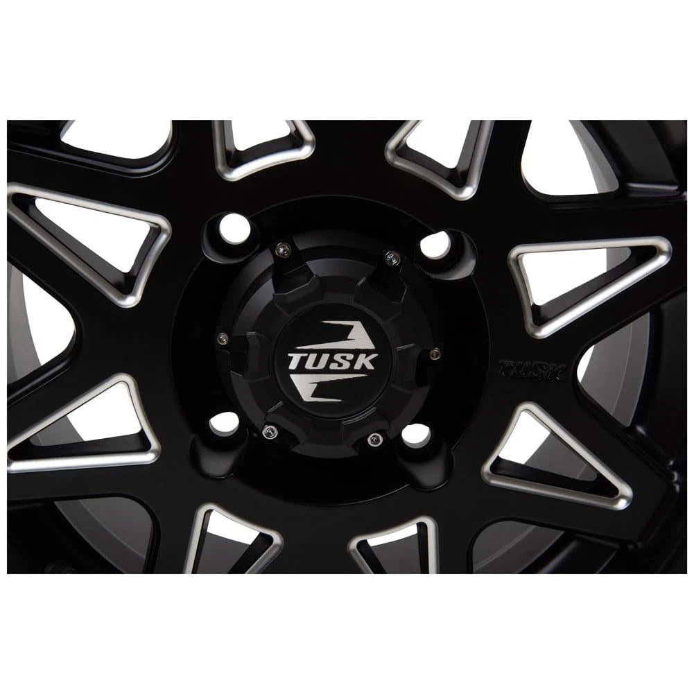 Tusk Tintic Wheel 14x7 Milled/Black for ATV (204-089-0008)