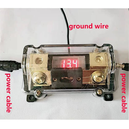 Digital LED Display Fuse Holder for Car Audio