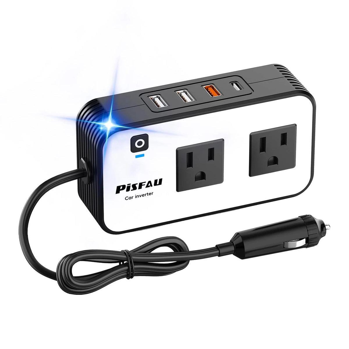 200W Car Power Inverter for DC 12V to AC 110V (200W Standard)