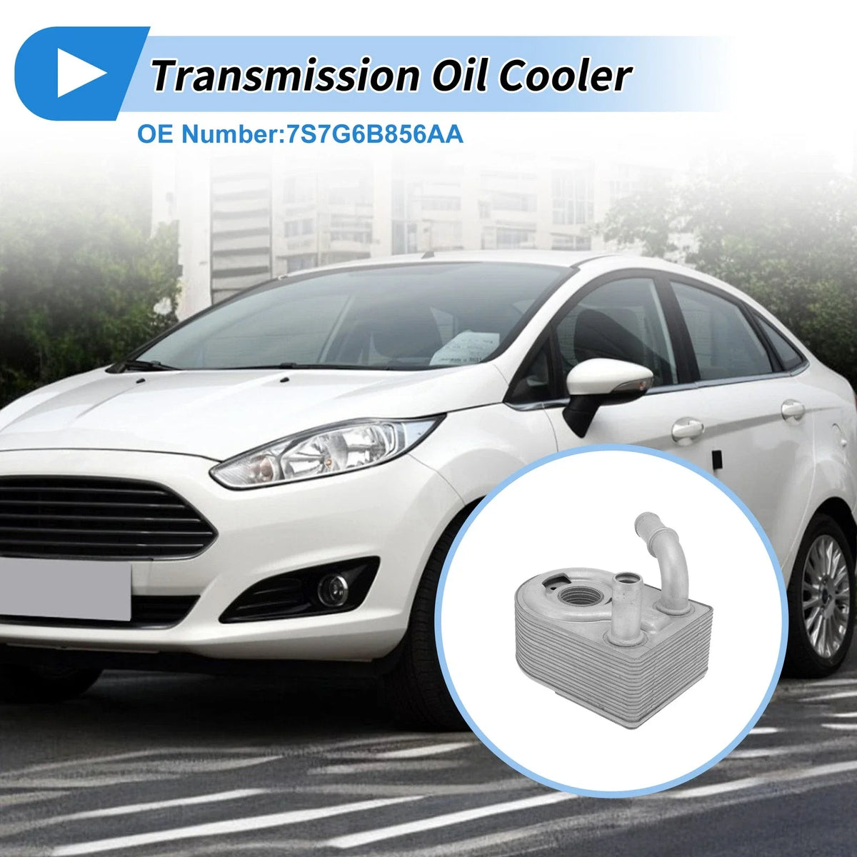 Engine Oil Cooler for Ford Fiesta (2011–2013) No. 7S7G6B856AA