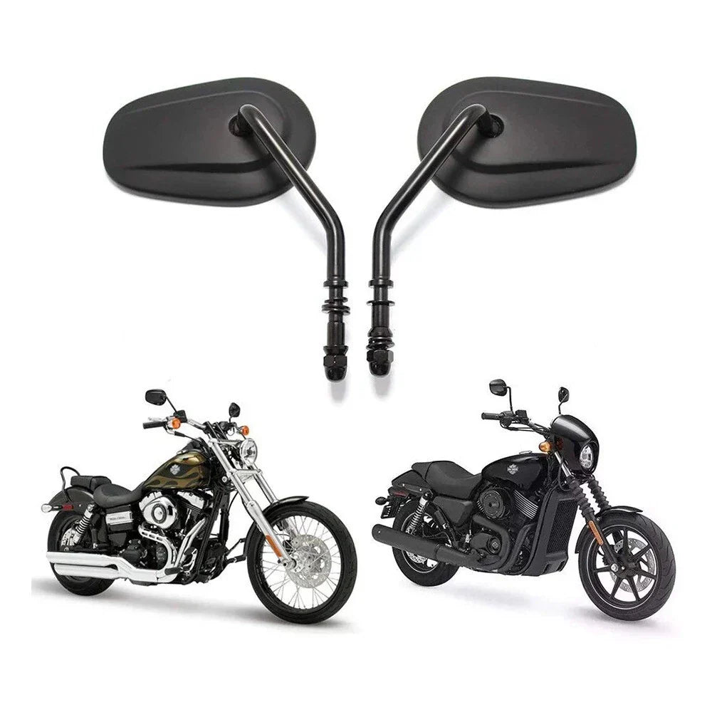 Black Motorcycle Mirrors for Harley Sportster 883 1200 48 Iron (2004-2023)