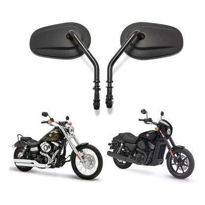 Black Motorcycle Mirrors for Harley Sportster 883 1200 48 Iron (2004-2023)