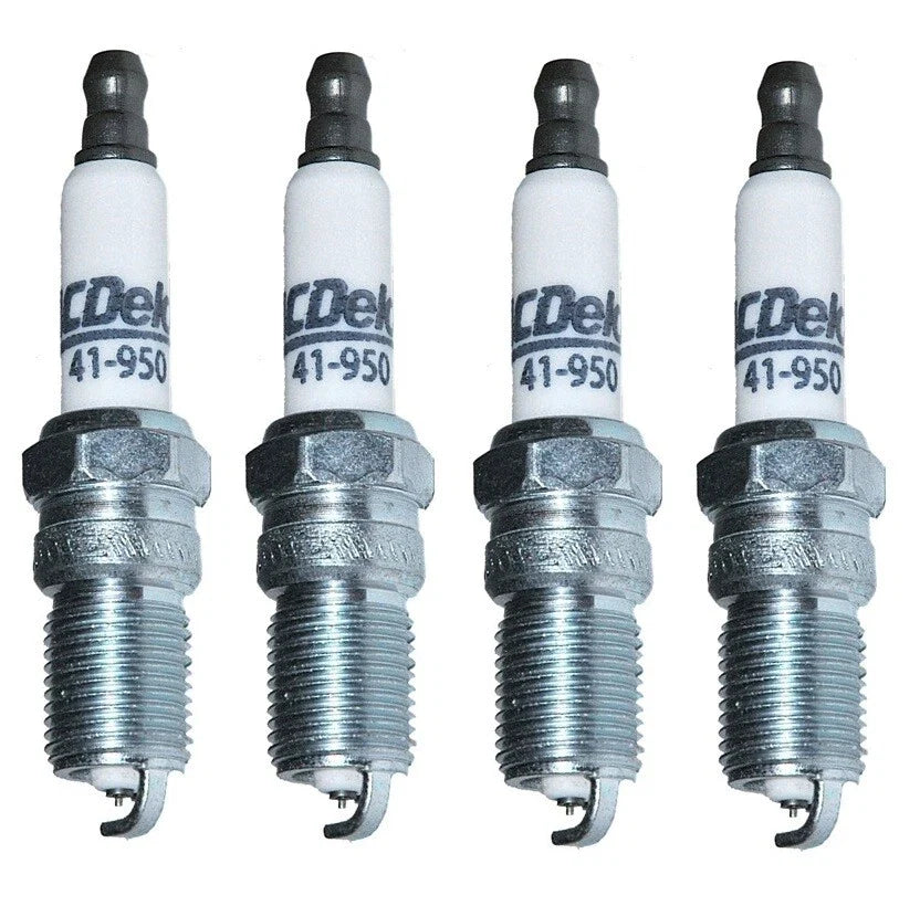 Set of 4 Spark Plugs for Ford Ranger, Mustang II, Tempo, Mercury Topaz (L4)