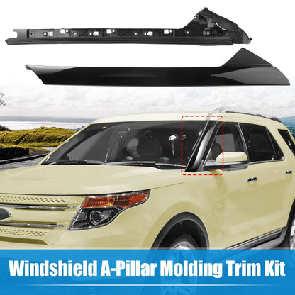Windshield A-Pillar Trim Panel Kit for Ford Explorer (2011–2019) 926-450