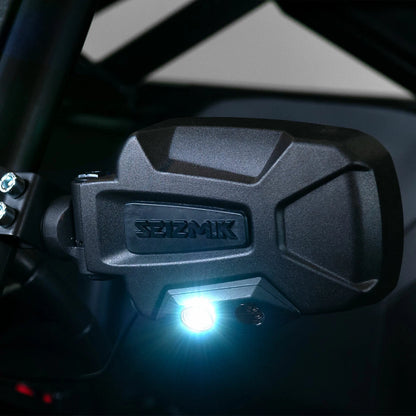 Set of 2 Seizmik Pursuit Night Vision Dual LED Mirrors for Can Am (18087)