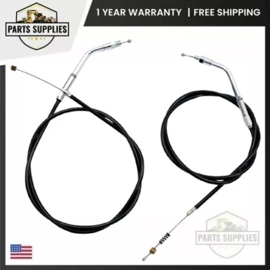 Throttle & Idle Cable Set for Harley Davidson FX Disc Glide Dyna Softail