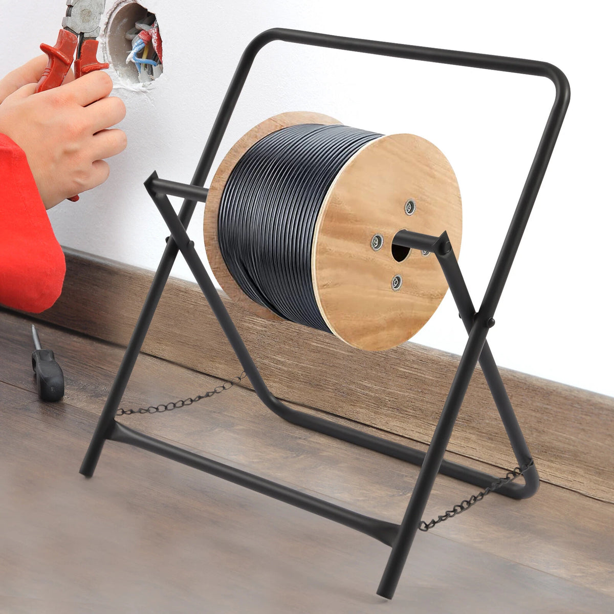 Single-Axle Cable Caddy for Easy Transport