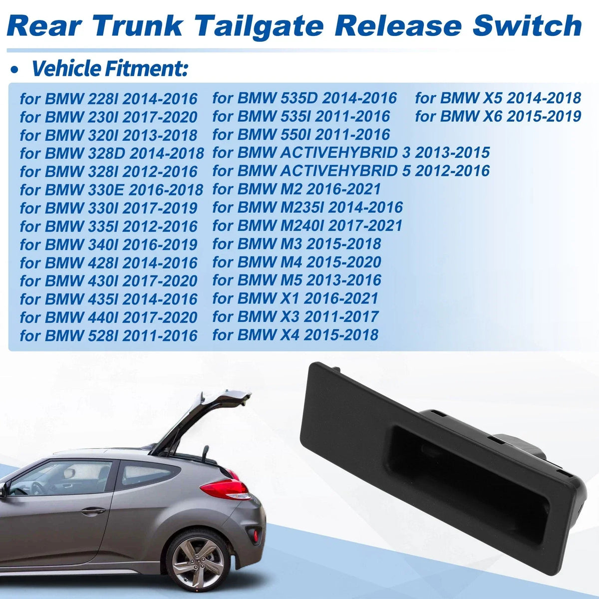 Tailgate Trunk Switch for BMW 228i (2014-2016)
