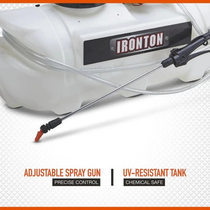 16-Gallon Ironton Spot Sprayer 2.1 GPM 12V for ATV UTV Lawn Mower Tractor