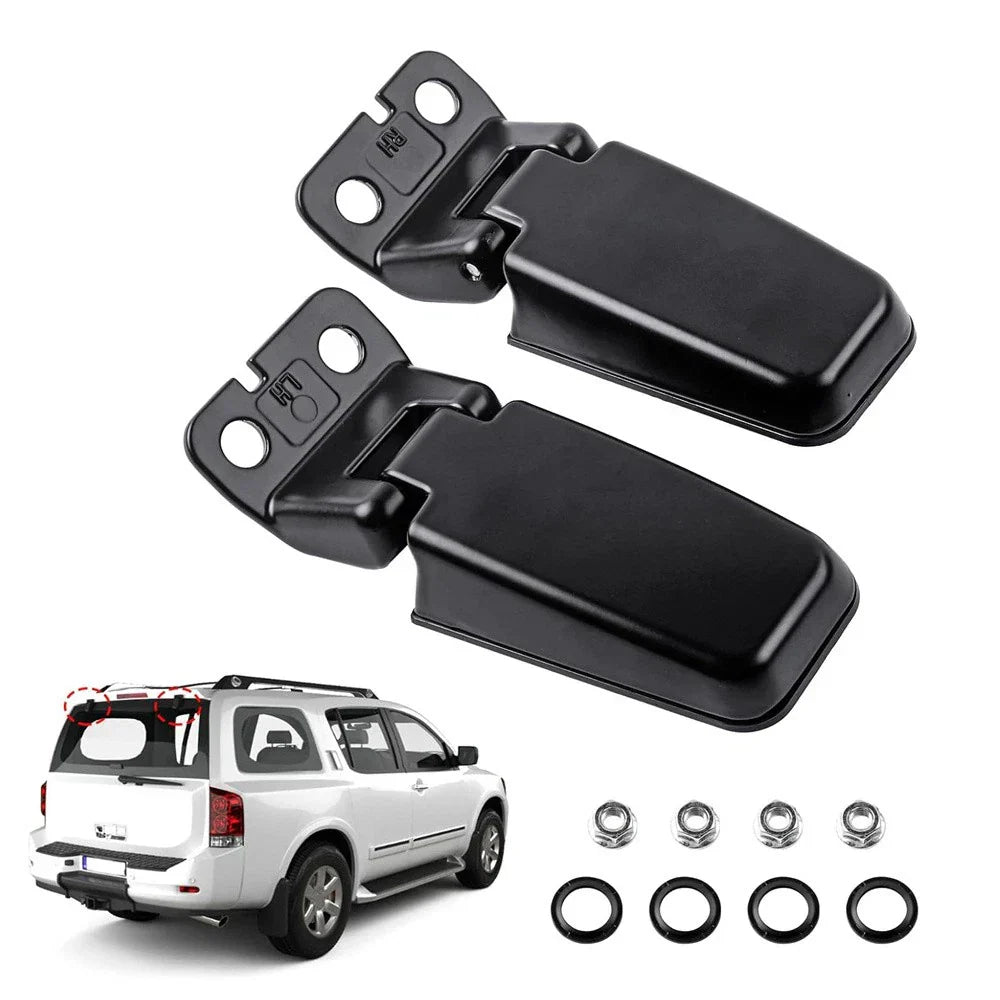 Rear Tailgate Window Glass Hinges for Infiniti QX56, Nissan Armada (2004-2010)