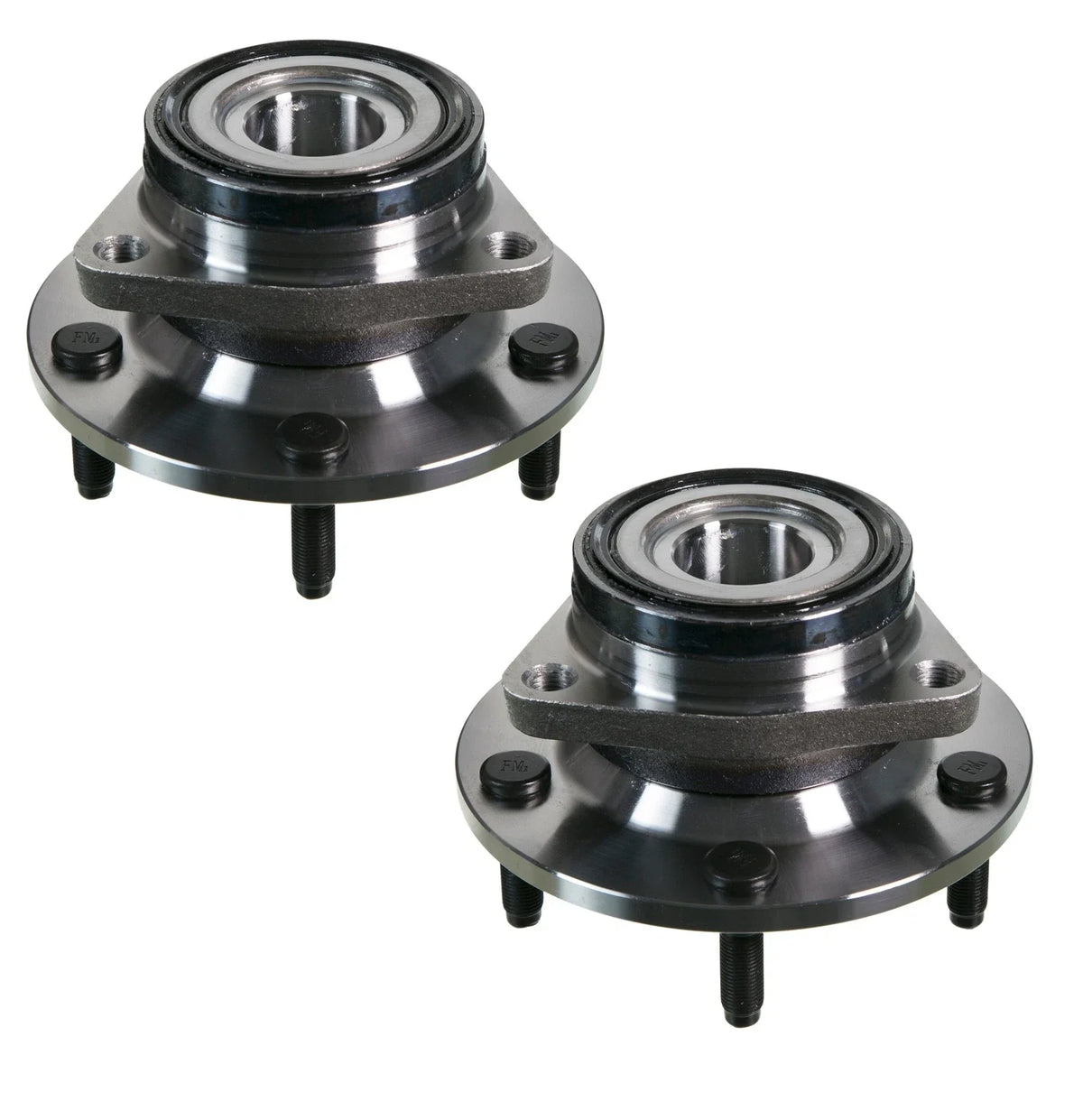 Set of 2 Moog Front Wheel Bearing Hub Kit for Dodge Ram 1500 4WD (2002–2008)
