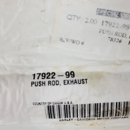 Exhaust Pushrod for Harley-Davidson Twin Cam (1999–2017) 17922-99