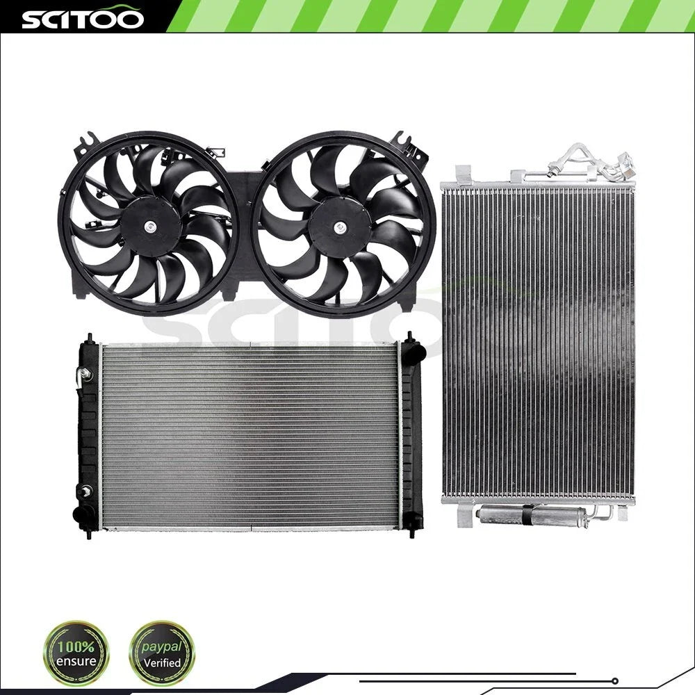 Cooling Fan Radiator AC Condenser Kit for Nissan Maxima (2016–2018)