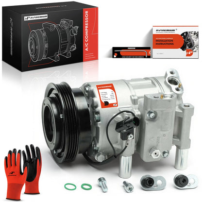 A/C Compressor with Clutch for Kia Rio Rio5 (2006–2011) 977011G010, 977011G000, 98371