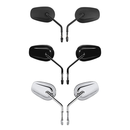 Chrome Rearview Mirrors for Harley Softail Touring Street Glide