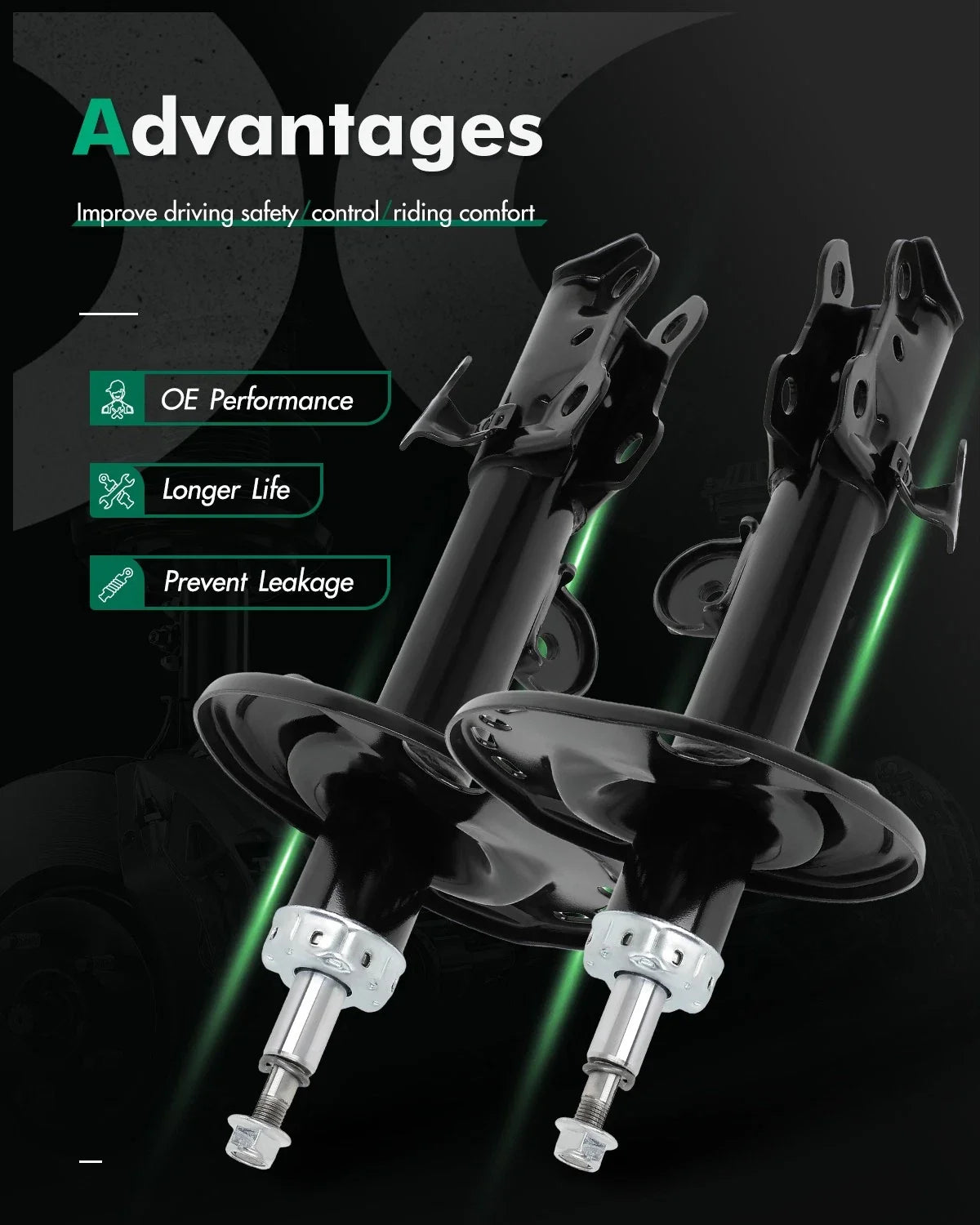 Front Gas Shocks Absorber for Toyota RAV4 (2013–2018)