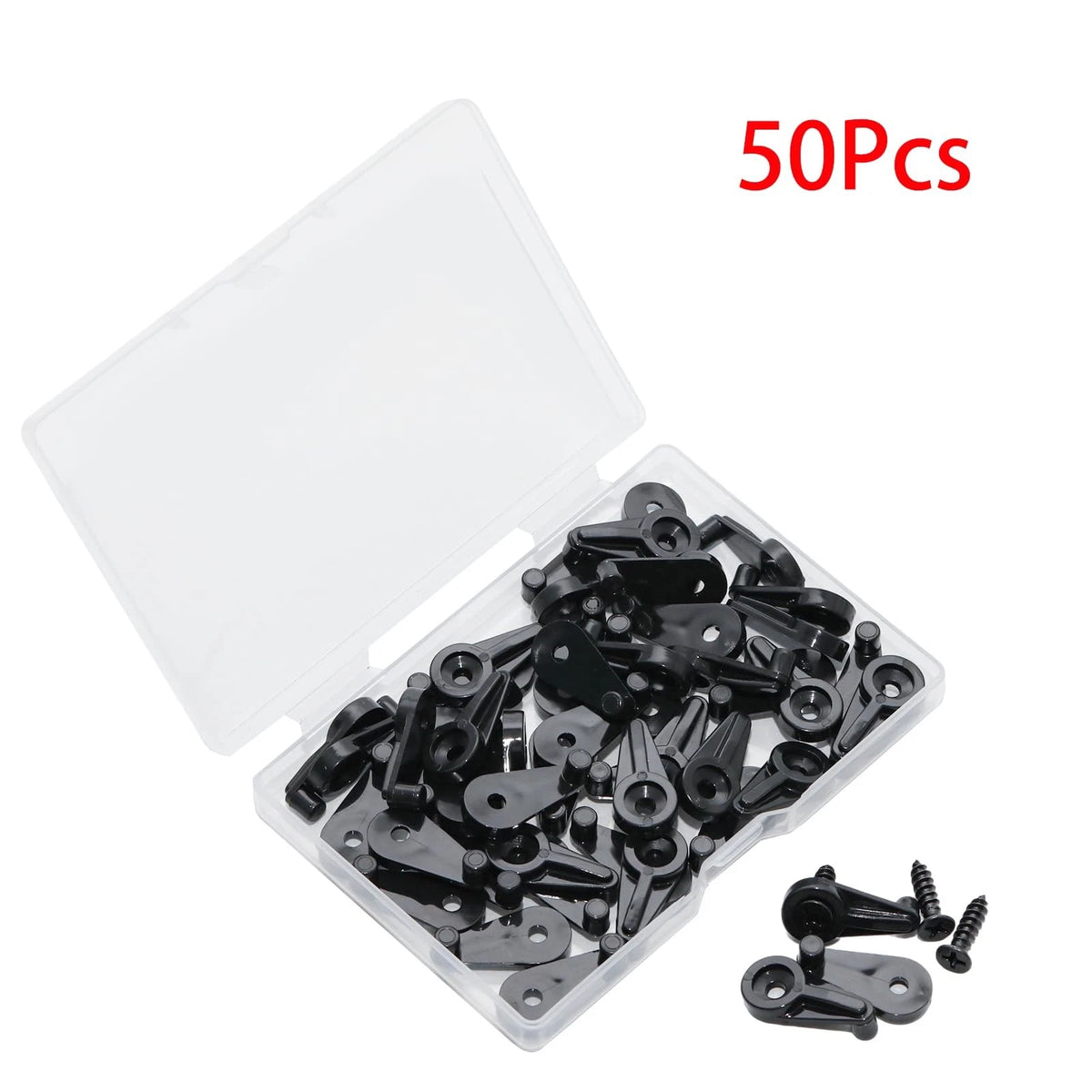 50 Pack Glass Retainer Clips for Window Screens (4-5mm)