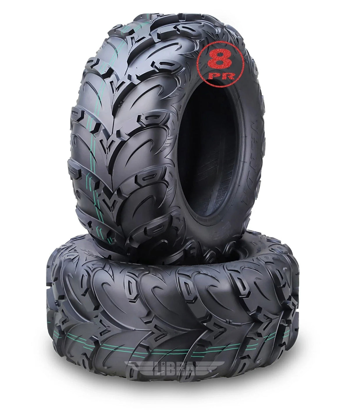 2 WANDA 8PR ATV Tires 24x8-12 for Kymco MXU 450I (2012–2017)