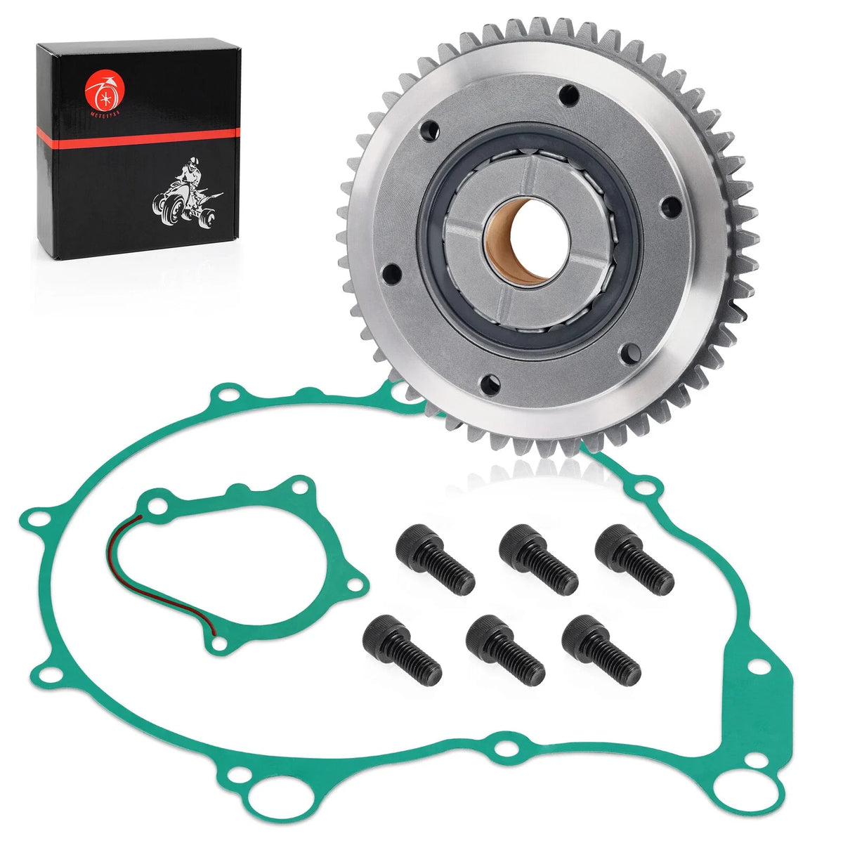 Starter Clutch Gear One Way Bearing Gasket for Yamaha YFM660R Raptor (2004–2005)