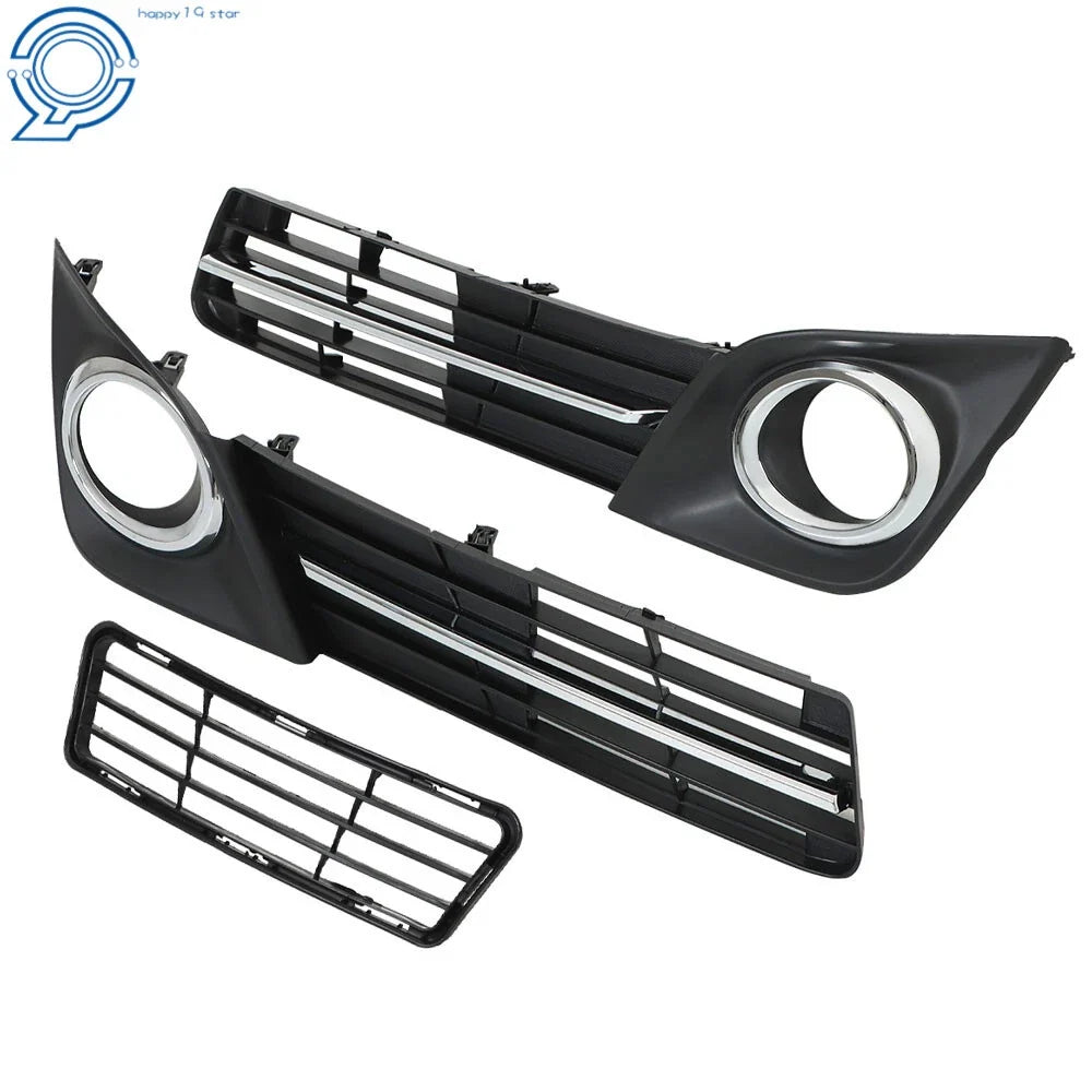 Front Bumper Lower Grille Fog Light Cover for Toyota Camry SE (2012–2014) LH+RH