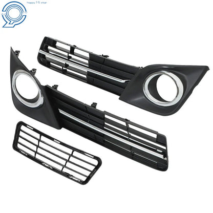 Front Bumper Lower Grille Fog Light Cover for Toyota Camry SE (2012–2014) LH+RH