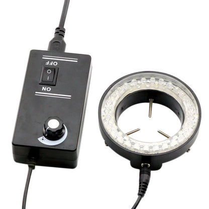 60-LED Ring Illuminator Lamp for Stereo Zoom Microscope