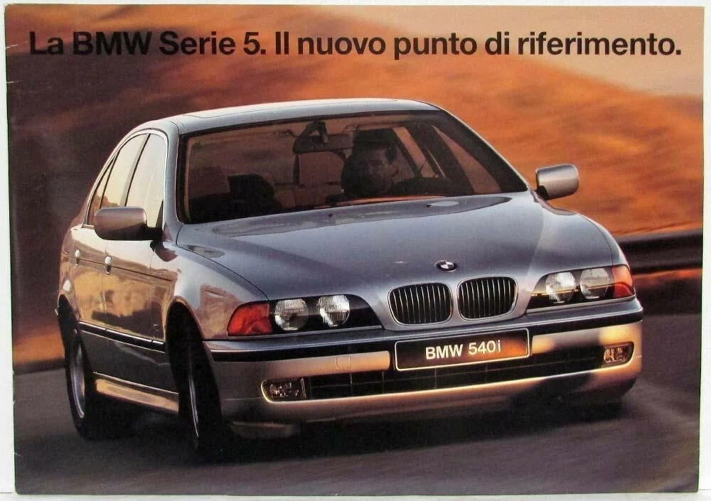 Sales Brochure for BMW 5-Series (1996) - Italian Text