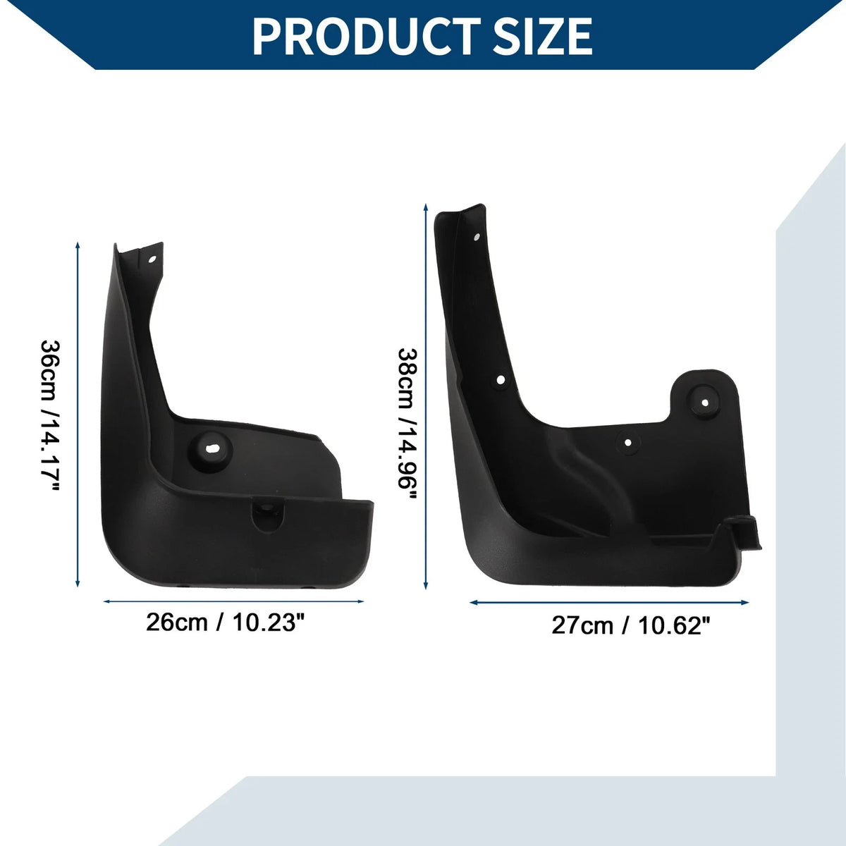 Mud Flaps Splash Guards 1 Set for BMW X4 M Sport (2014-2018)