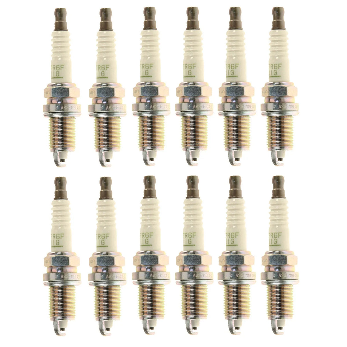 Set of 12 NGK Nickel V-Power Spark Plugs for Dodge Ram 2500 3500 (1997–2003)