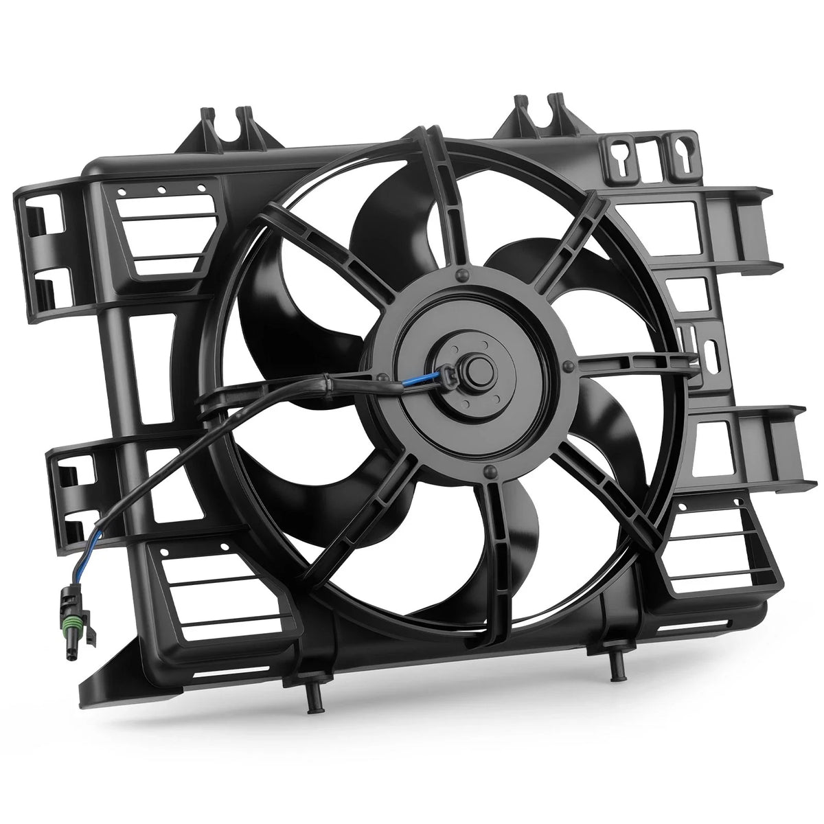 Radiator Cooling Fan w/ Shroud Assy for Polaris Scrambler 850 (2013–2024)