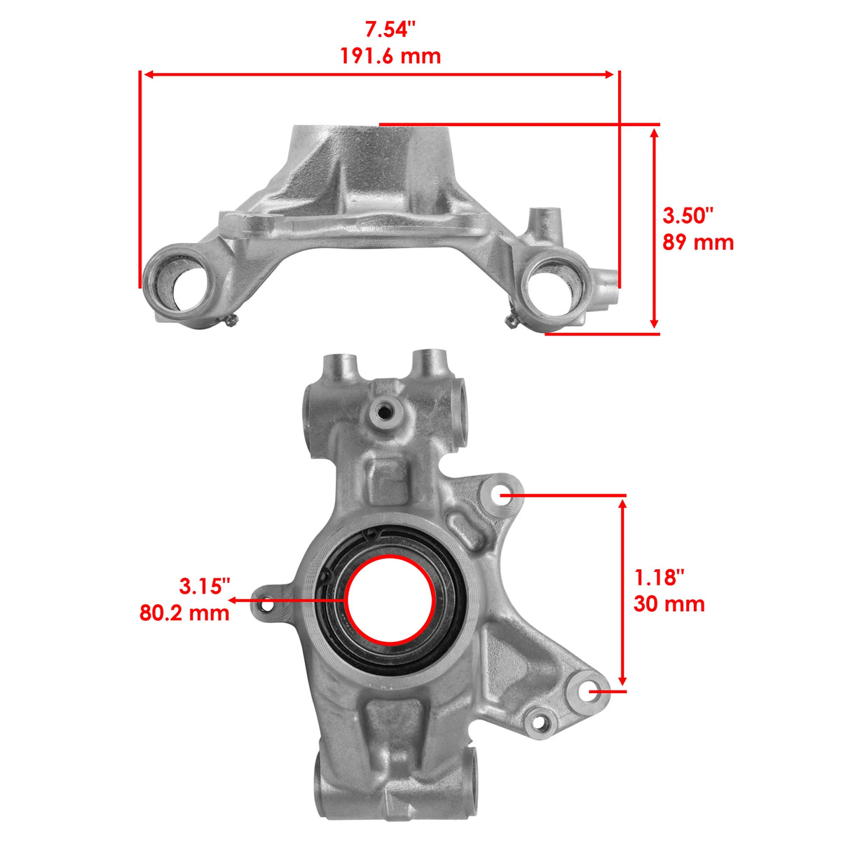 Set of 2 Rear Knuckles for Yamaha Kodiak 700 (2016–2026) NK138+NK139